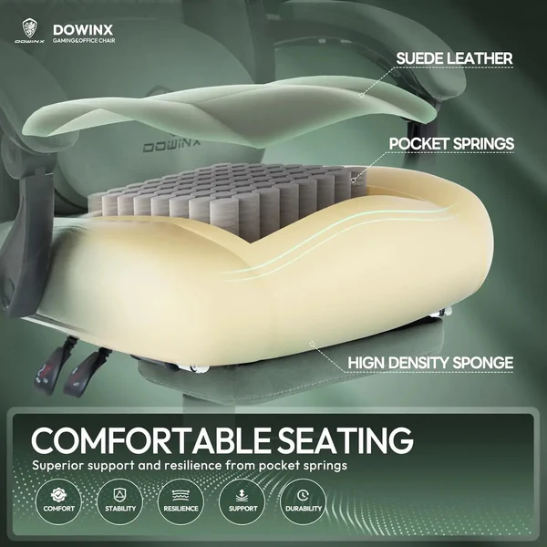 Dowinx HEATED MASSAGE SERIES MB38 GREEN (Fabric) 4