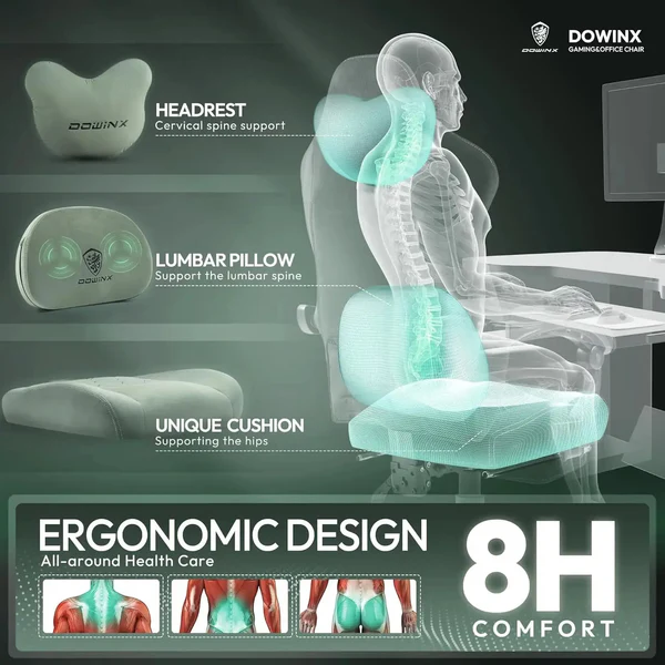 Dowinx HEATED MASSAGE SERIES MB38 GREEN (Fabric)